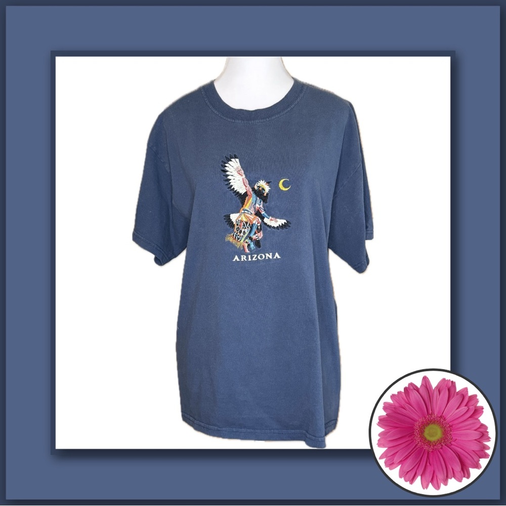 3/$10, 5/$15 - EMI Sportswear Women’s Embroidered Arizona T-Shirt – Size Large